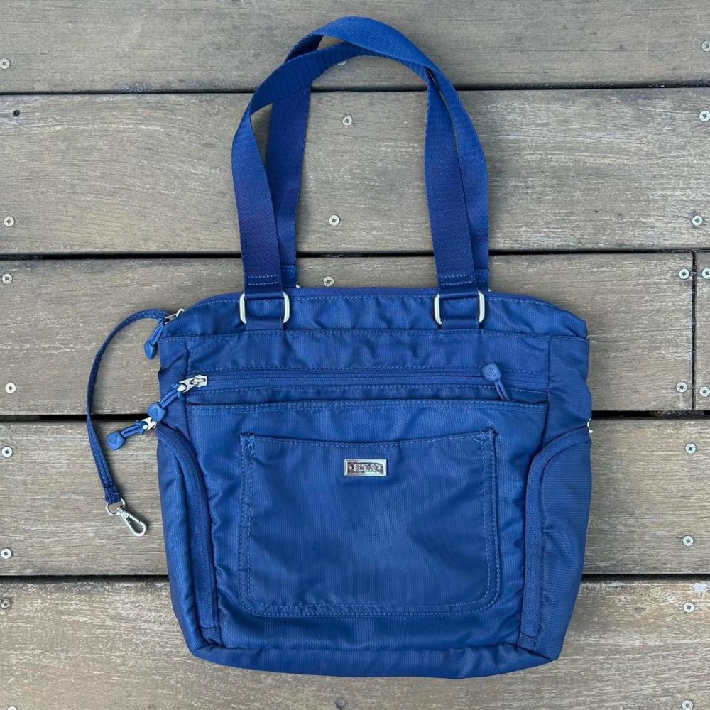 Blue ETA Shoulder Bag Purse Utility Bag